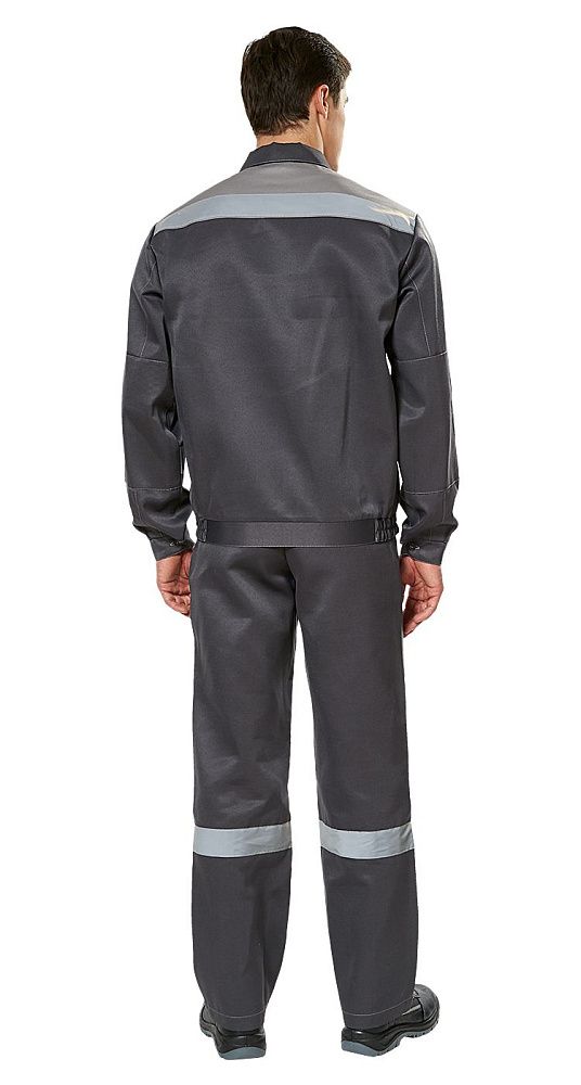 Костюм мужской рабочий летний Тимбер серый с ПК